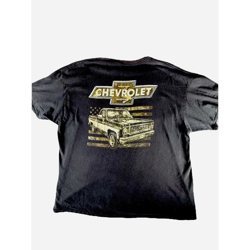 73 Camo Flag T-Shirt Men's Size XL Black - Flaws
